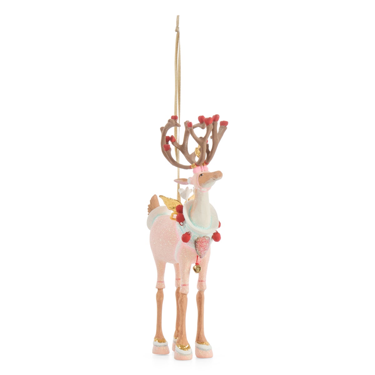 Patience Brewster Dash Away Cupid Reindeer Ornament