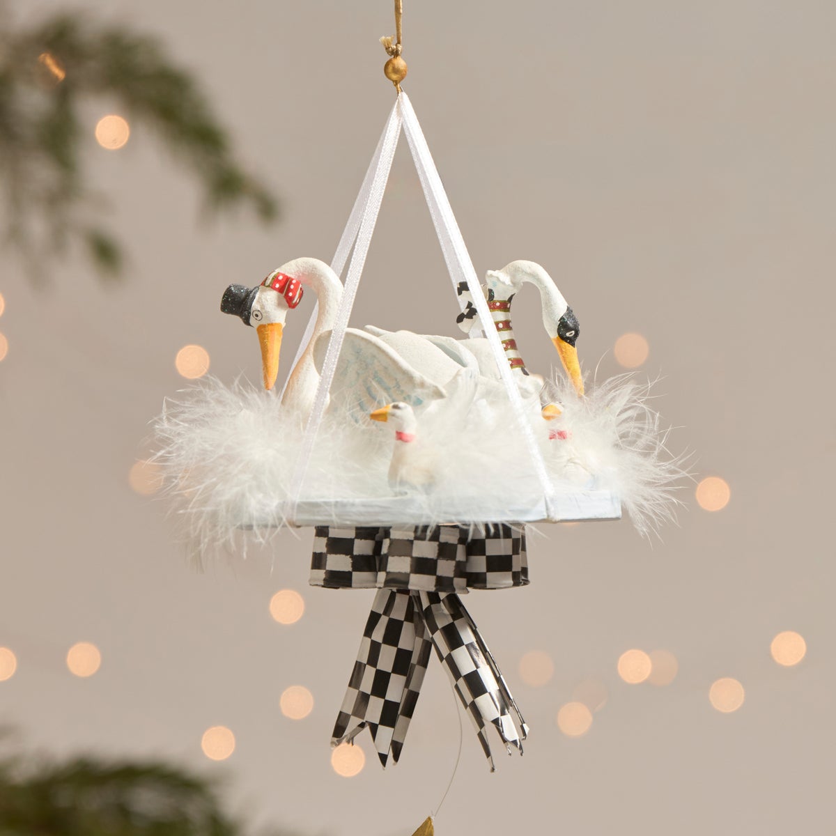Patience Brewster 12 Days 7 Swans a-Swimming Ornament - Image 2