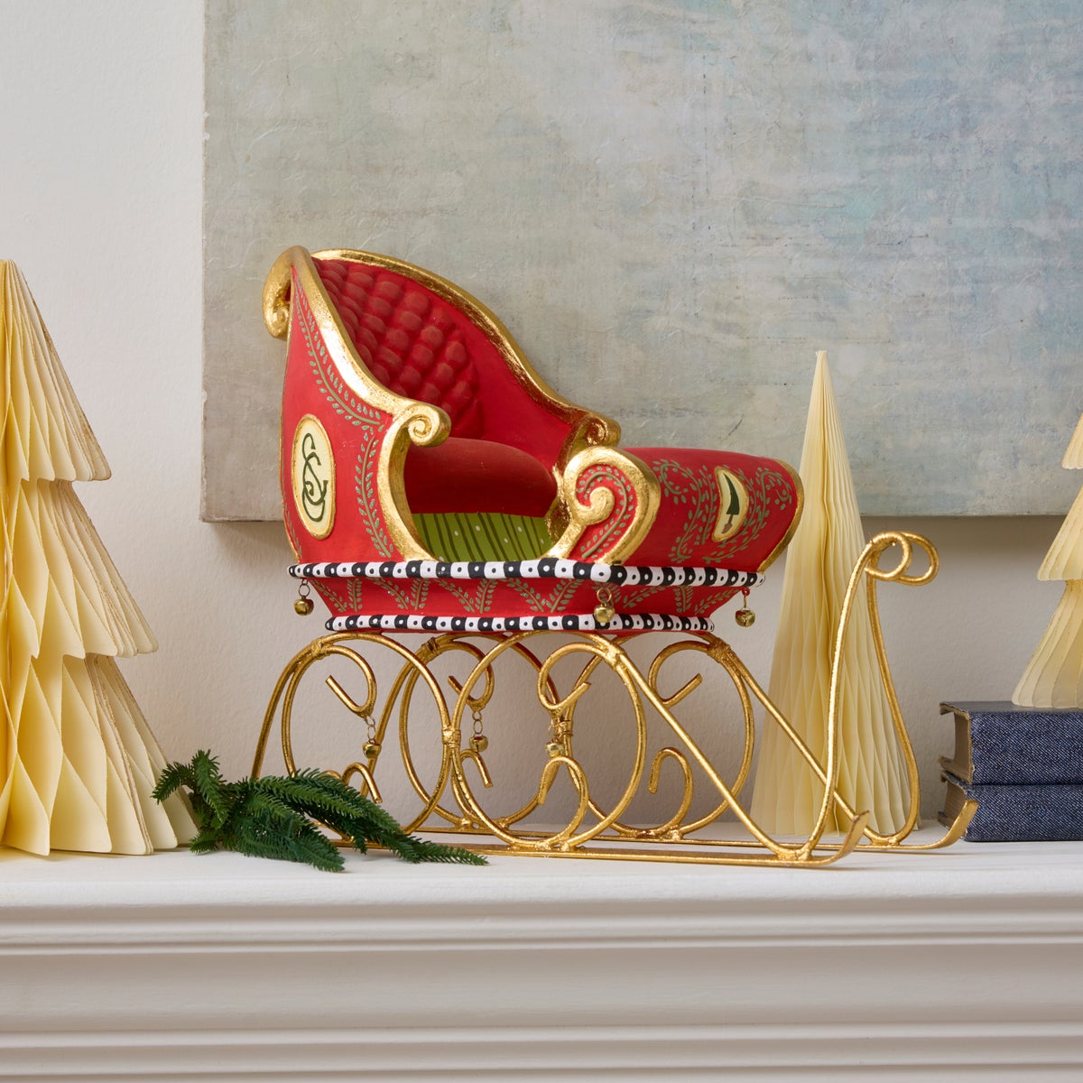 Patience Brewster Dash Away Sleigh Figure - Image 2