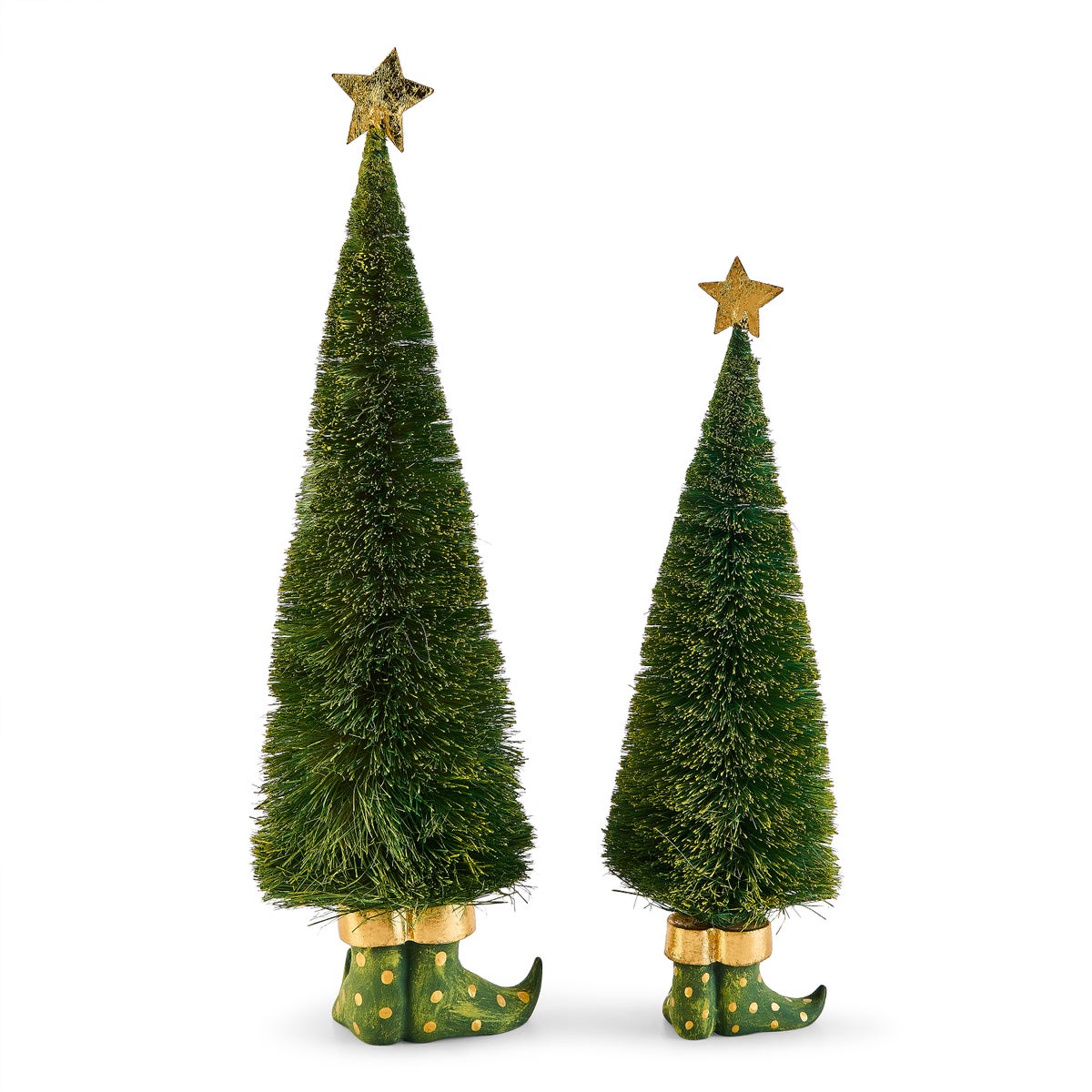 Patience Brewster Dash Away Sisal Elf Tree Figures - Image 7