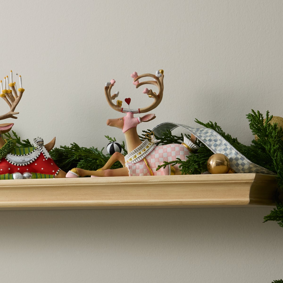Patience Brewster Dash Away Sitting Cupid Reindeer Figure - Image 3