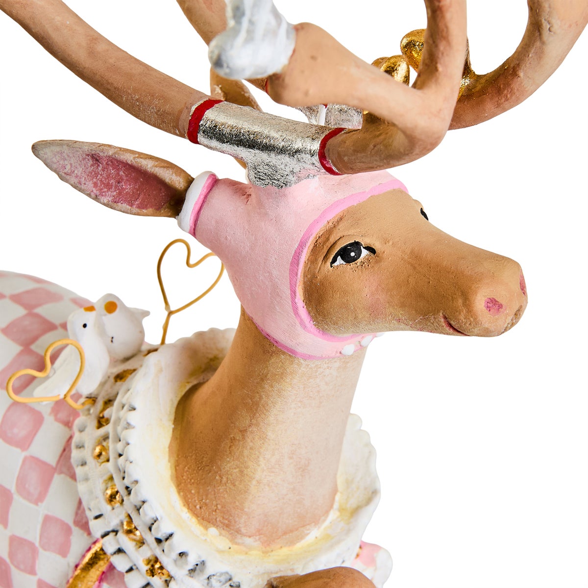 Patience Brewster Dash Away Sitting Cupid Reindeer Figure - Image 5