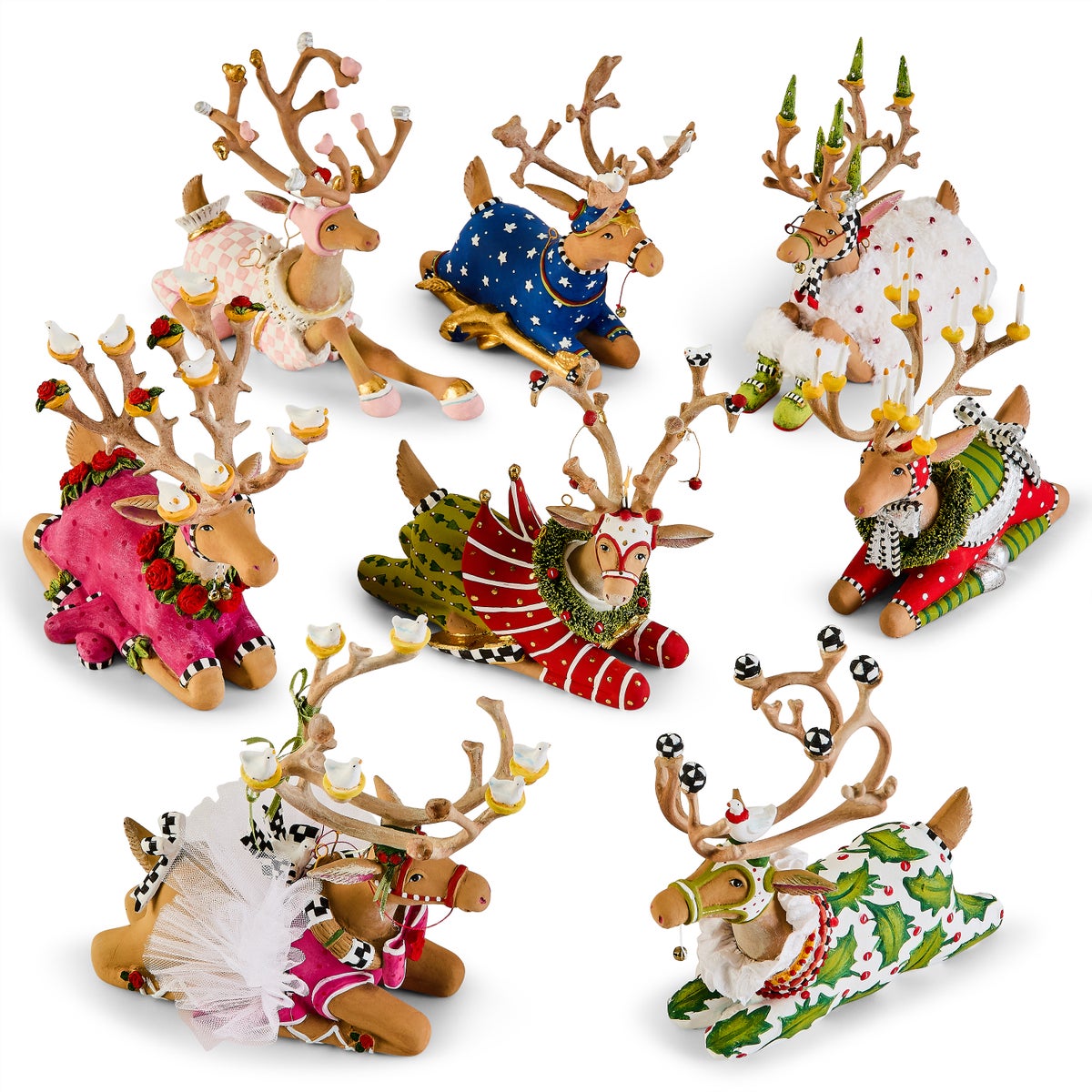 Patience Brewster Dash Away Sitting Cupid Reindeer Figure - Image 7