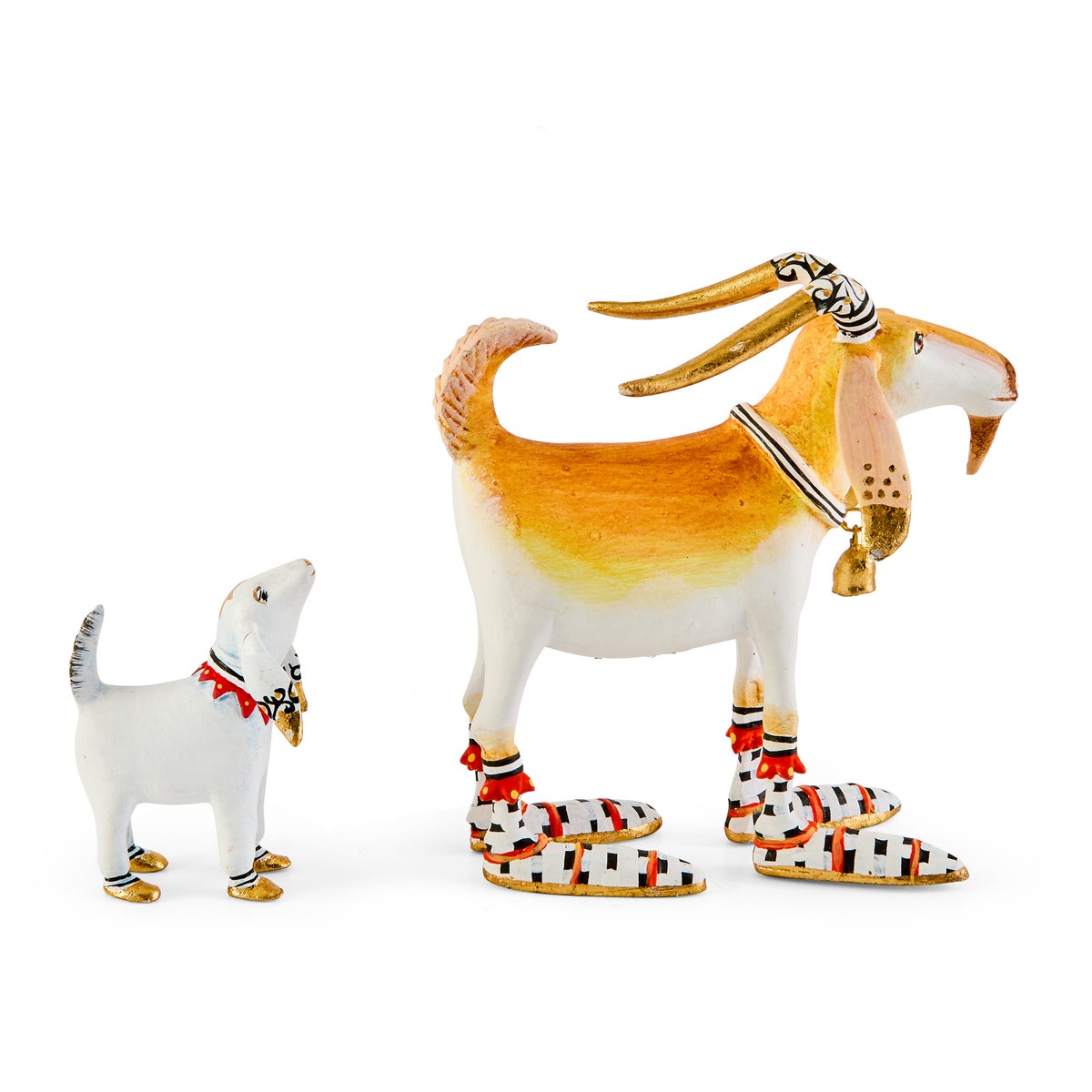 Patience Brewster Nativity Nathan & Noel Goat Figures - Image 6