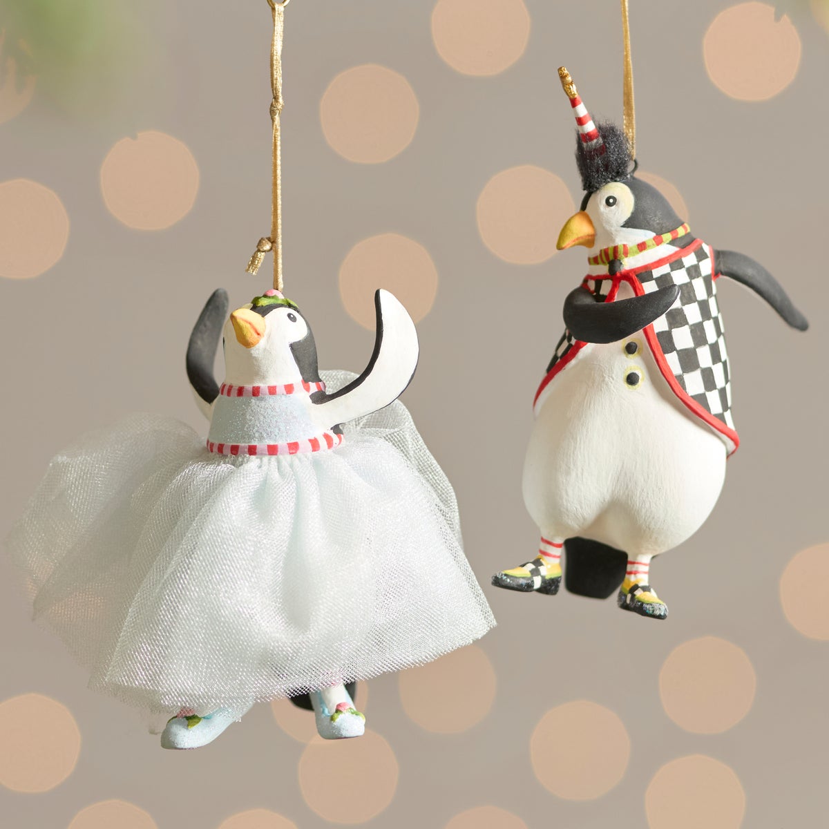 Patience Brewster Penguins En Pointe Mini Ornaments, Set of 4 - Image 4