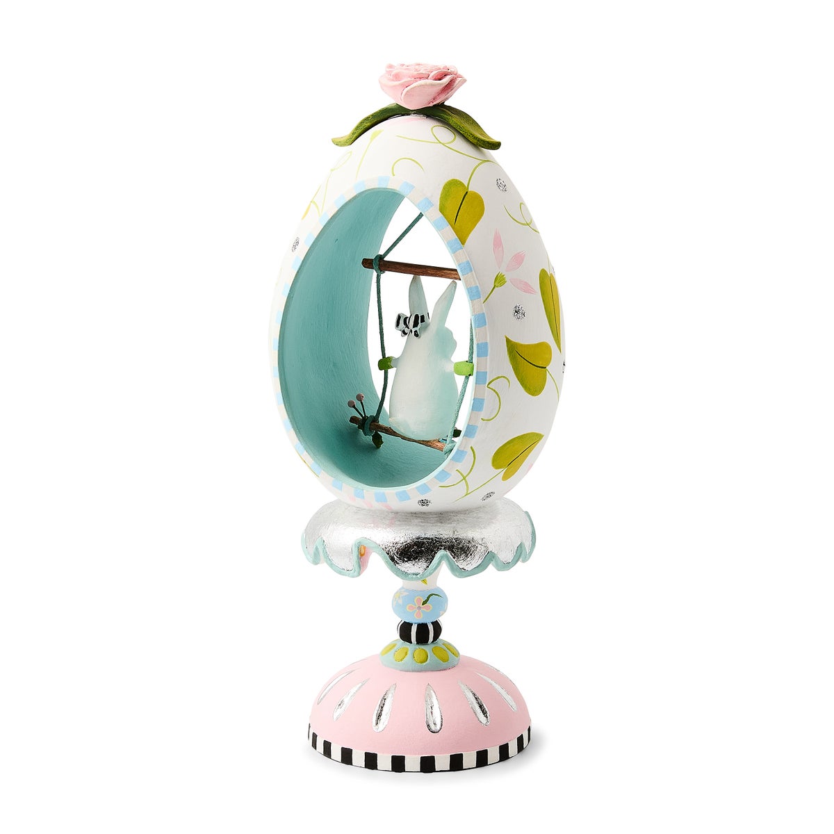 Patience Brewster Rabbit Pedestal Egg - Image 3