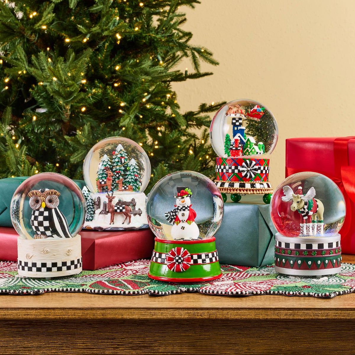 Patience Brewster Mooseltoe Snow Globe - Image 2