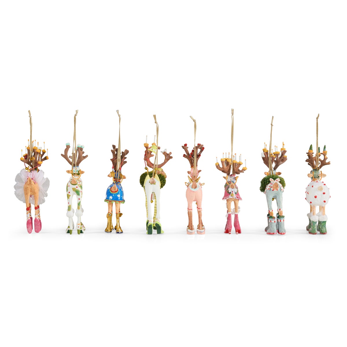 Patience Brewster Dash Away Reindeer Mini Ornaments Set - Image 4