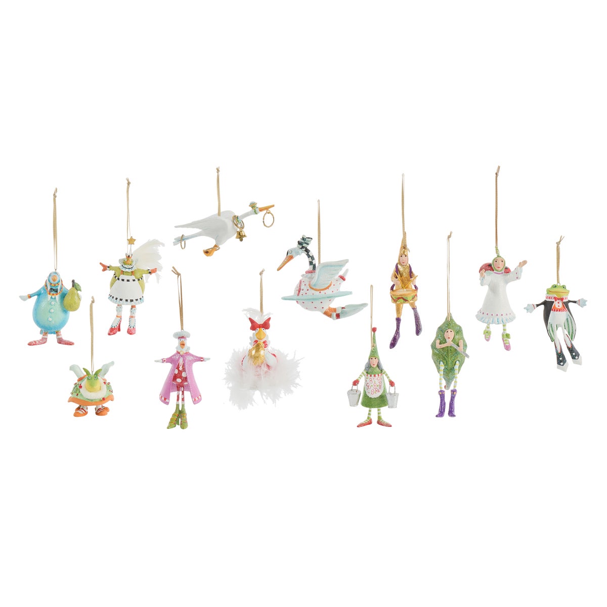 Patience Brewster 12 Days Mini Ornaments Set