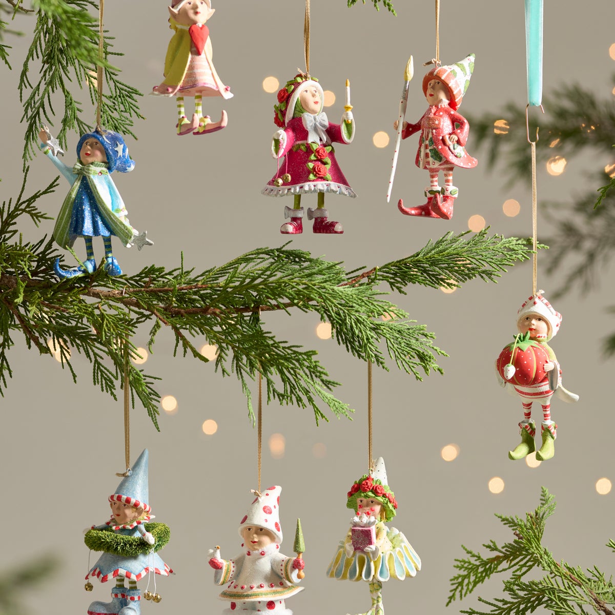 Patience Brewster Dash Away Elves Mini Ornaments Set - Image 2