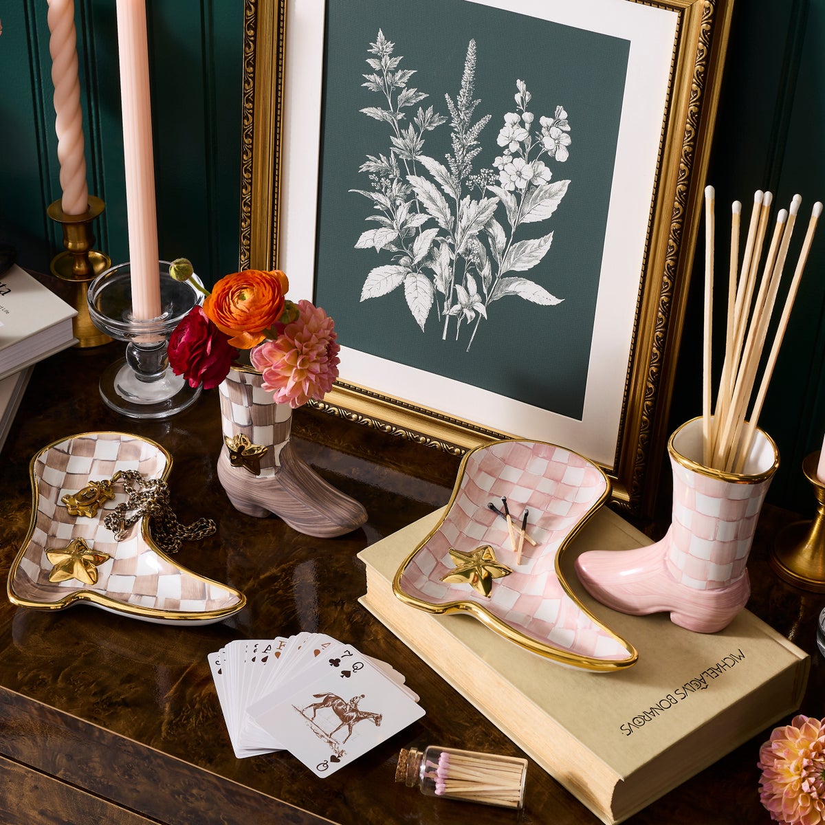 Lainey Wilson Rosy Check Cowgirl Boot Dish - Image 6