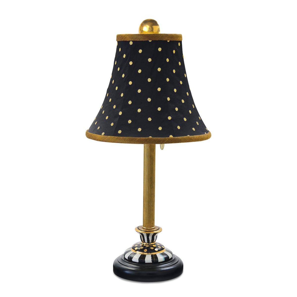 Black Tie Courtly Candlestick Table Lamp