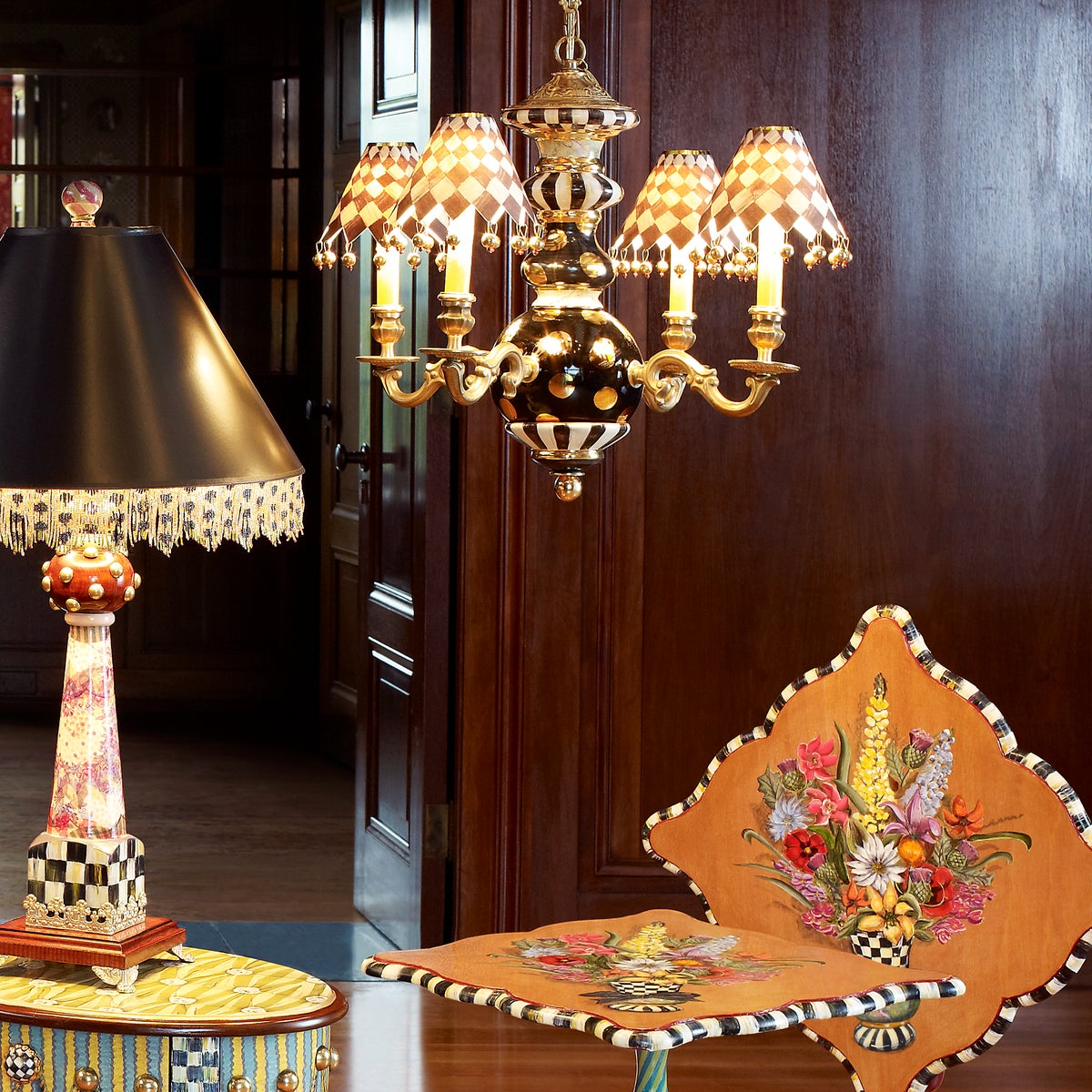 Black Tie Chandelier - Image 4