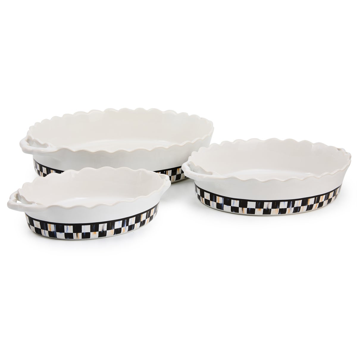 Courtly Check Everyday Medium Oval Baker - Image 3
