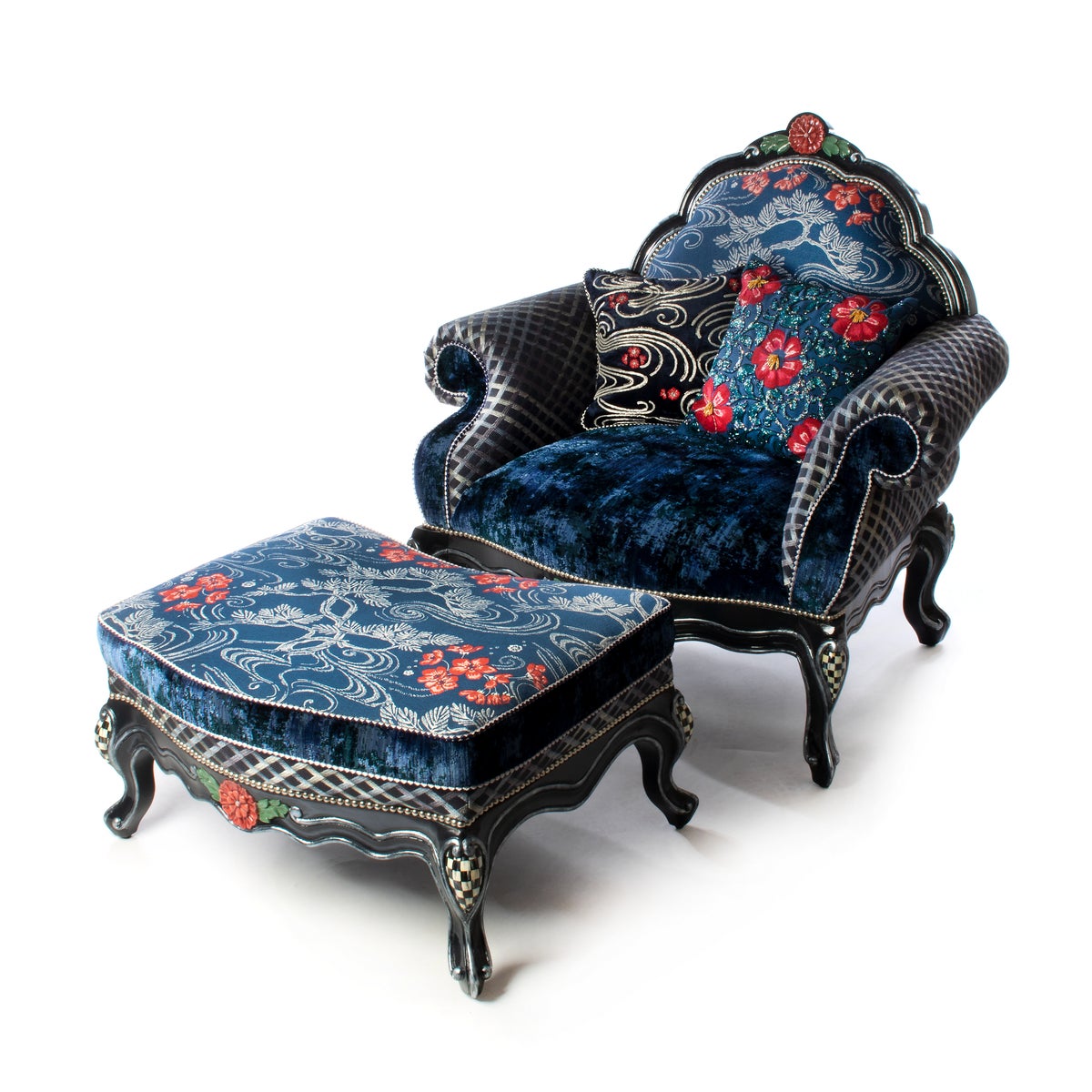 Bluetopia Ottoman - Image 4
