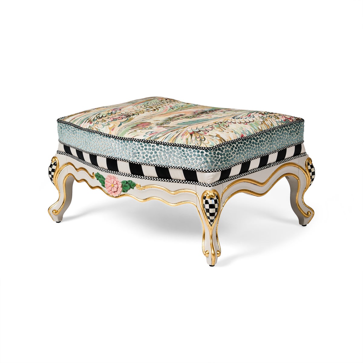 Storybook Upholstered Ottoman - Image 5