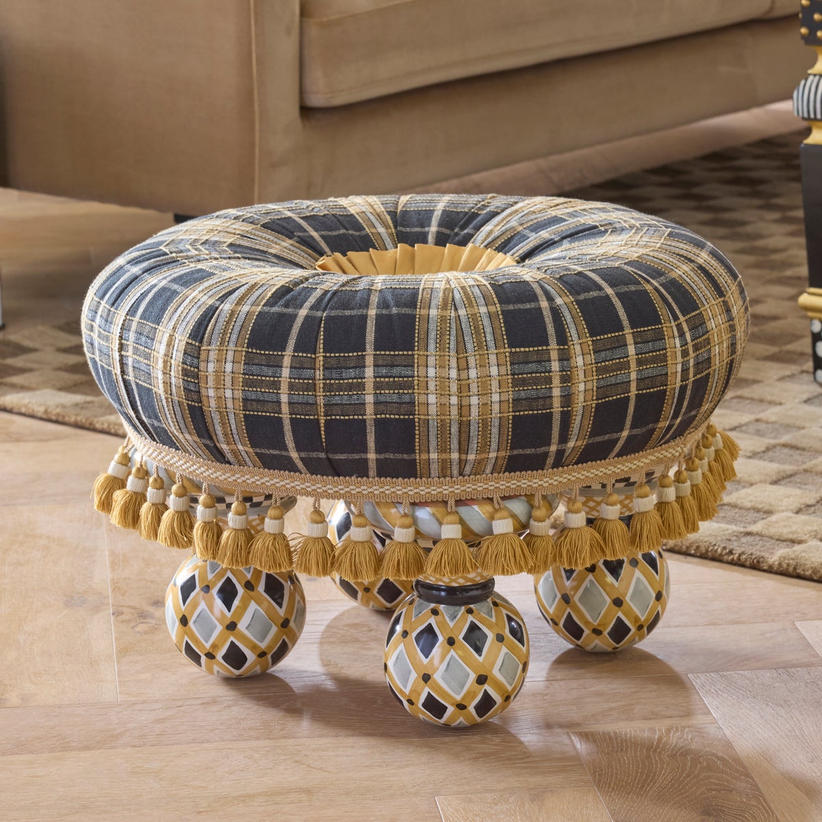 Mad for Plaid Tuffet - Image 2