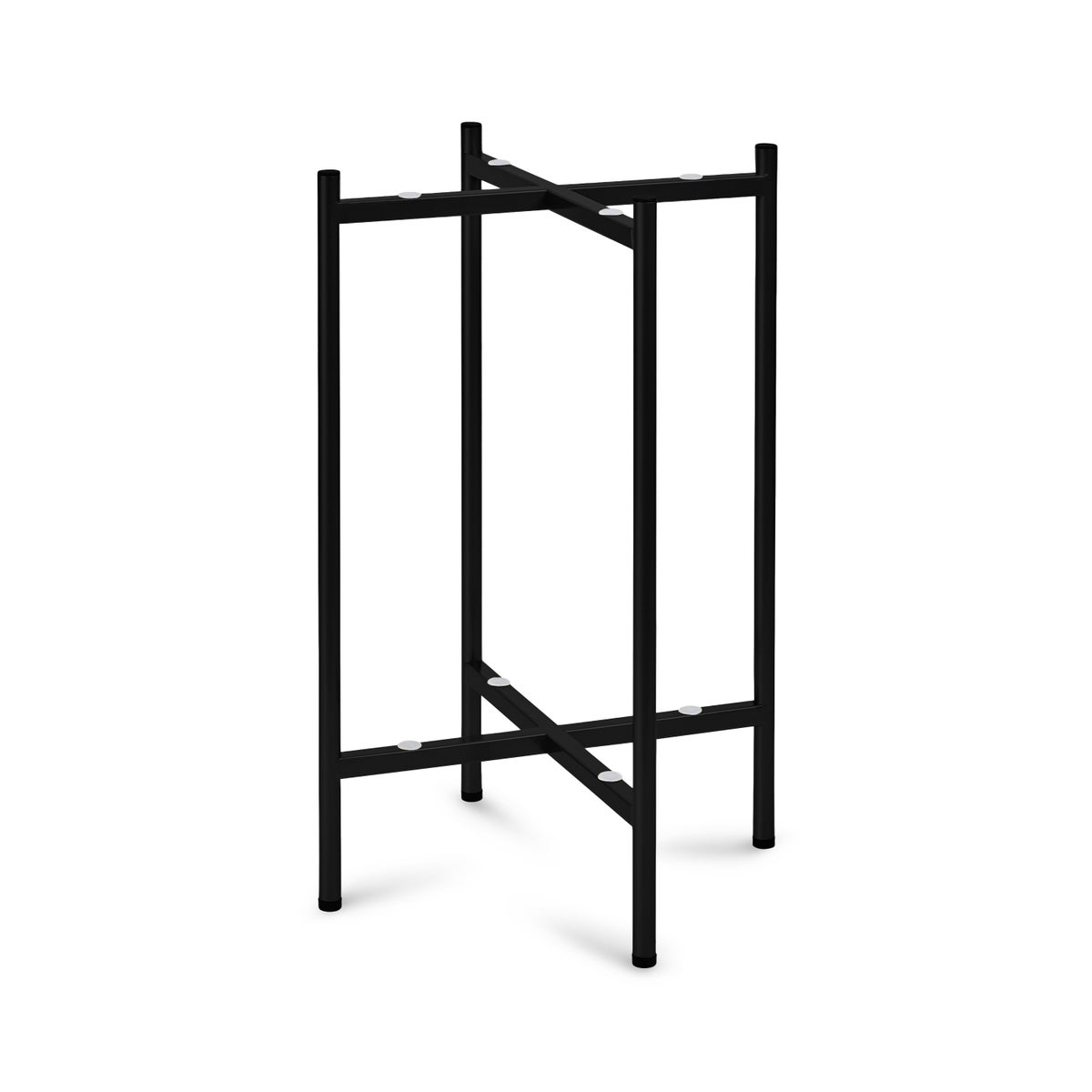 Courtly Check Enamel 2-Tier Cocktail Table - Image 4