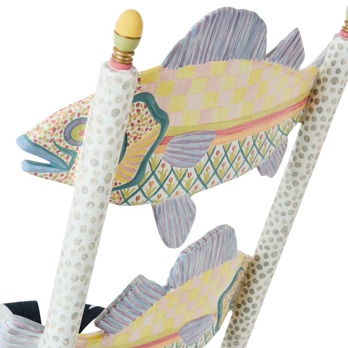 Freckle Fish Chair - Black & White Seat - Image 6