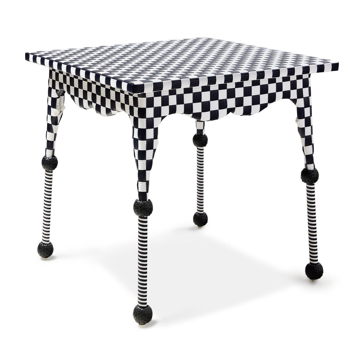Gambit Check Outdoor Patio Dining Table - Image 6
