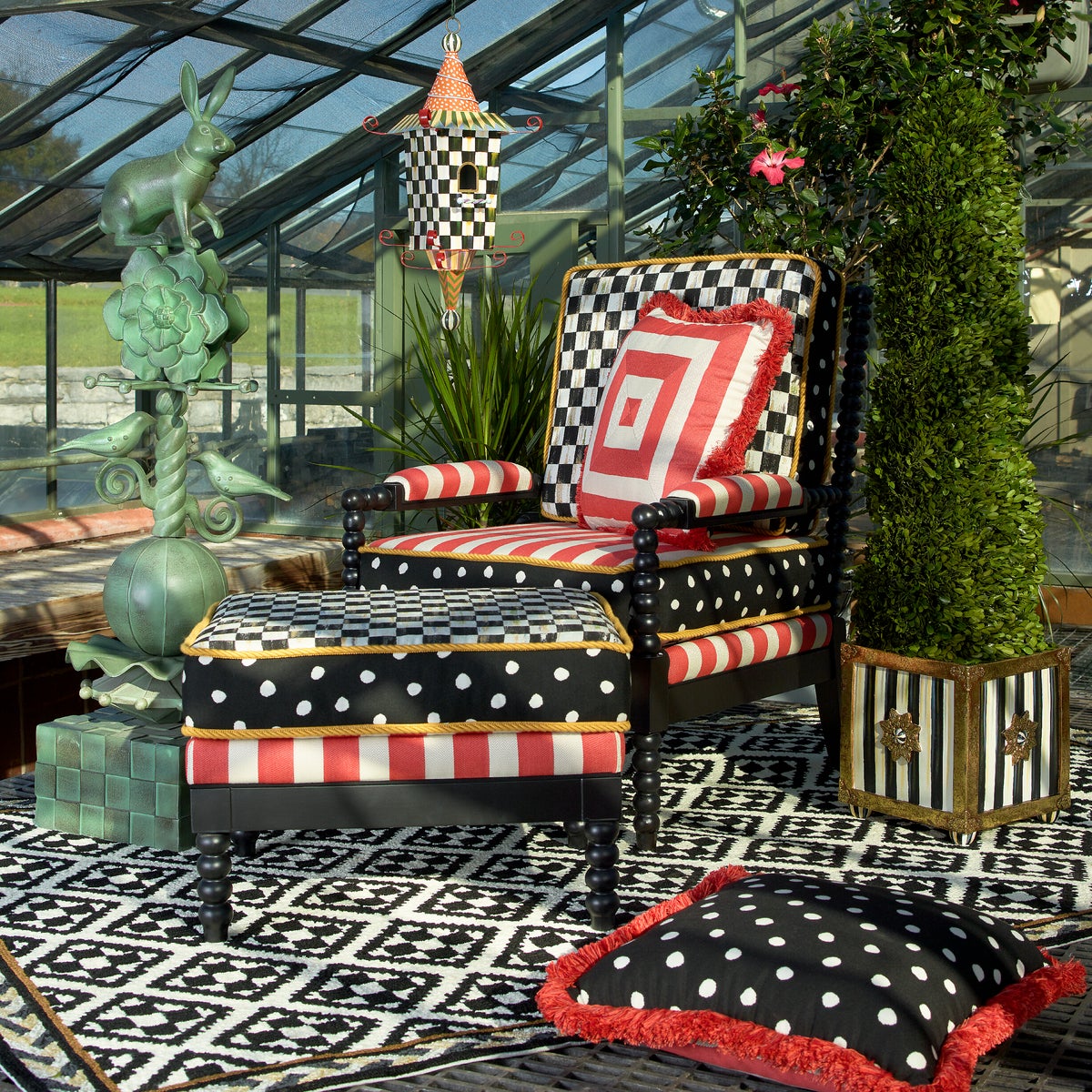 Spindle Cabana Outdoor Chair - Image 3
