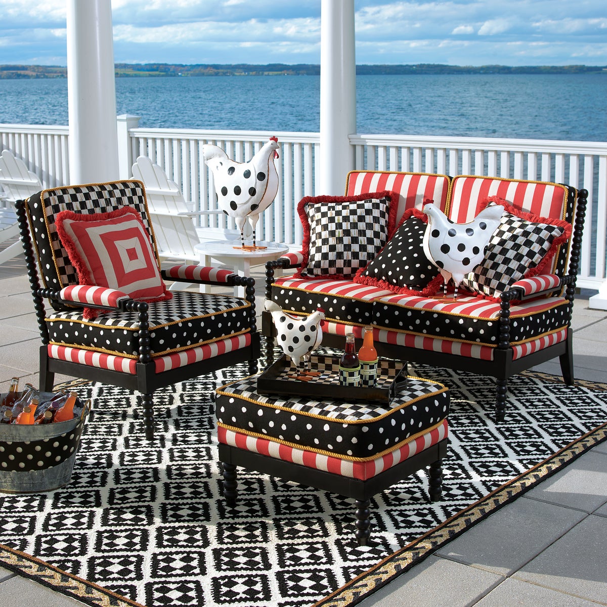 Spindle Cabana Outdoor Chair - Image 6