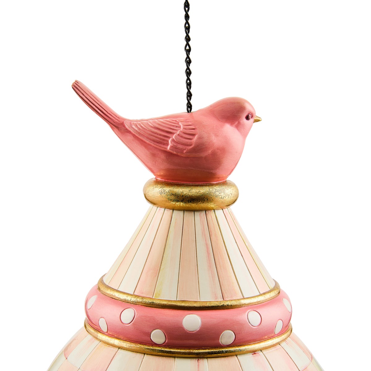Rosy Check Pendant Bird Feeder - Image 3