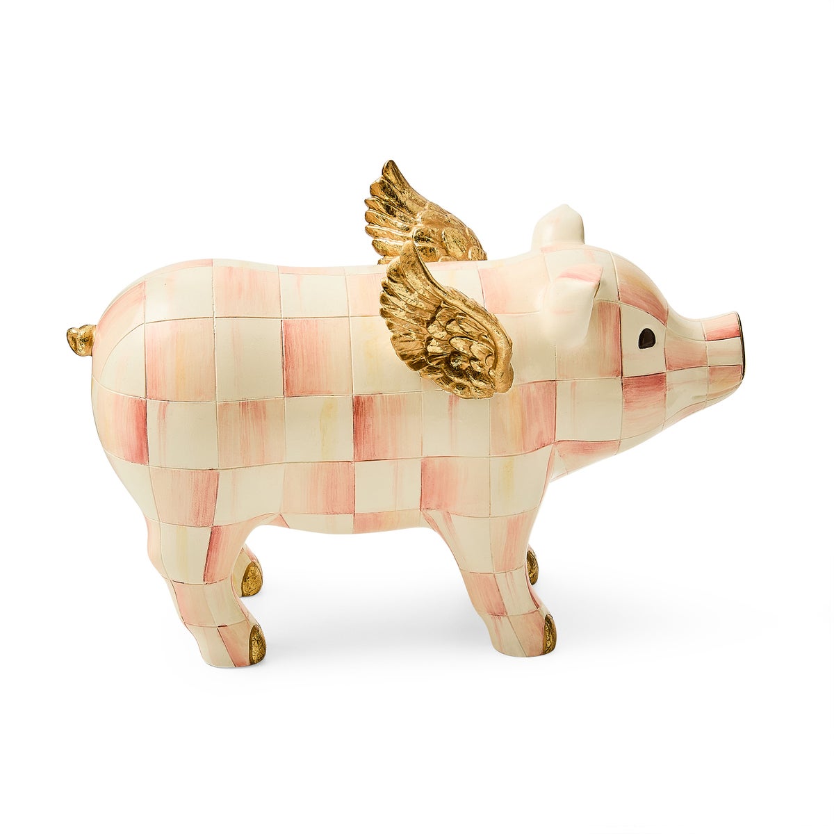 Rosy Check Flying Pig Figurine - Image 2