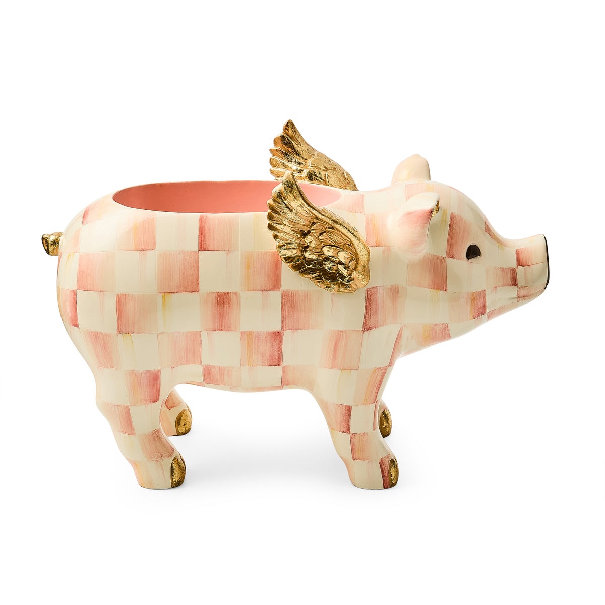 Rosy Check Flying Pig Planter - Image 2