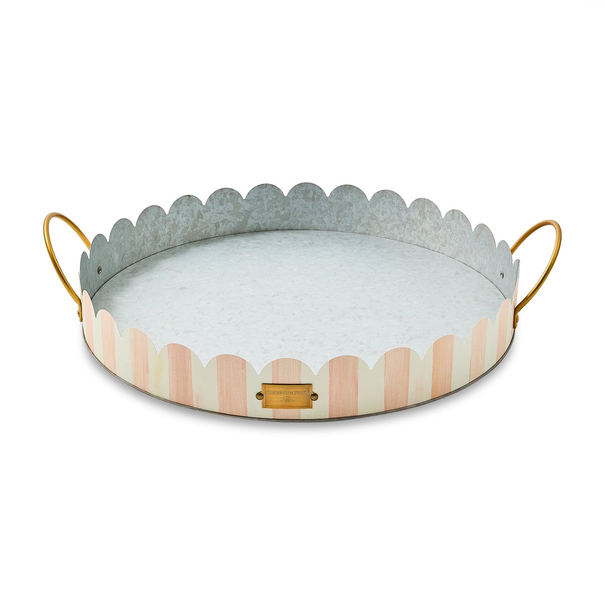 Rosy Stripe Serving Trays, Set of 2 - Image 6
