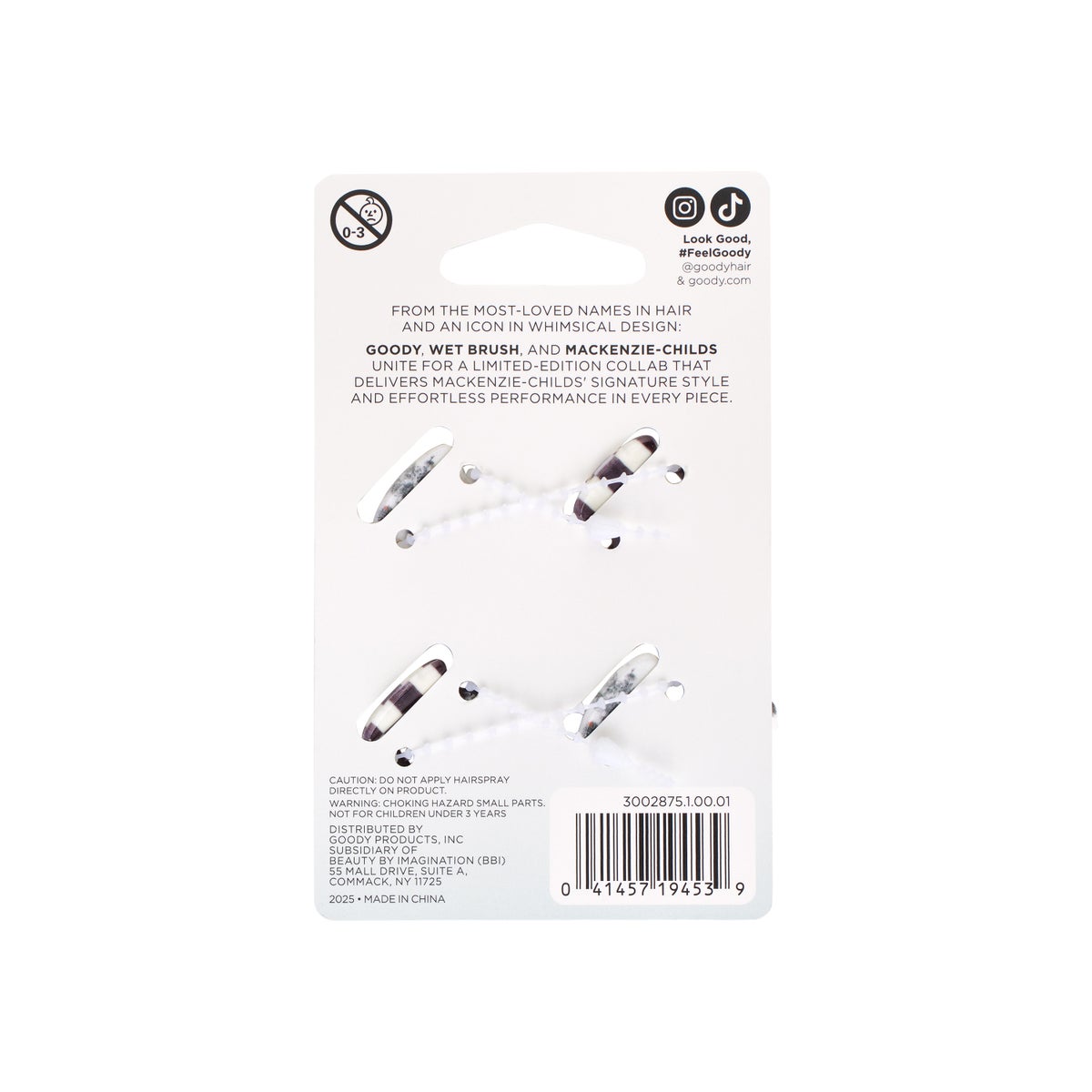 Goody Black Multi Mini Claw Set of 4 - Image 5
