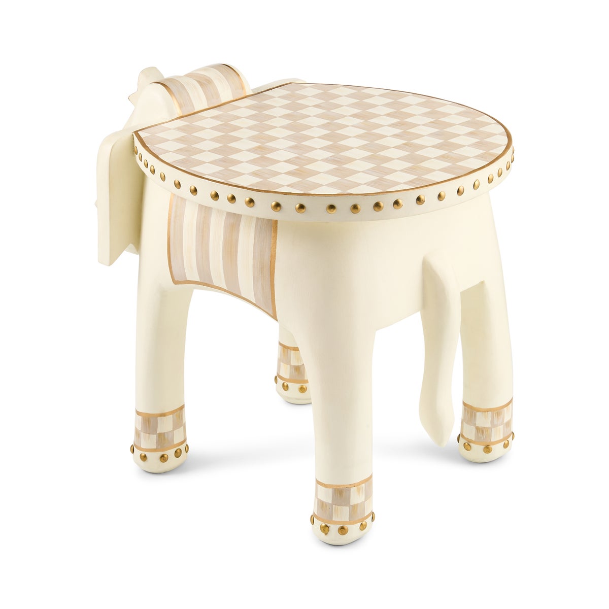 Mocha Elephant Pedestal - Image 4