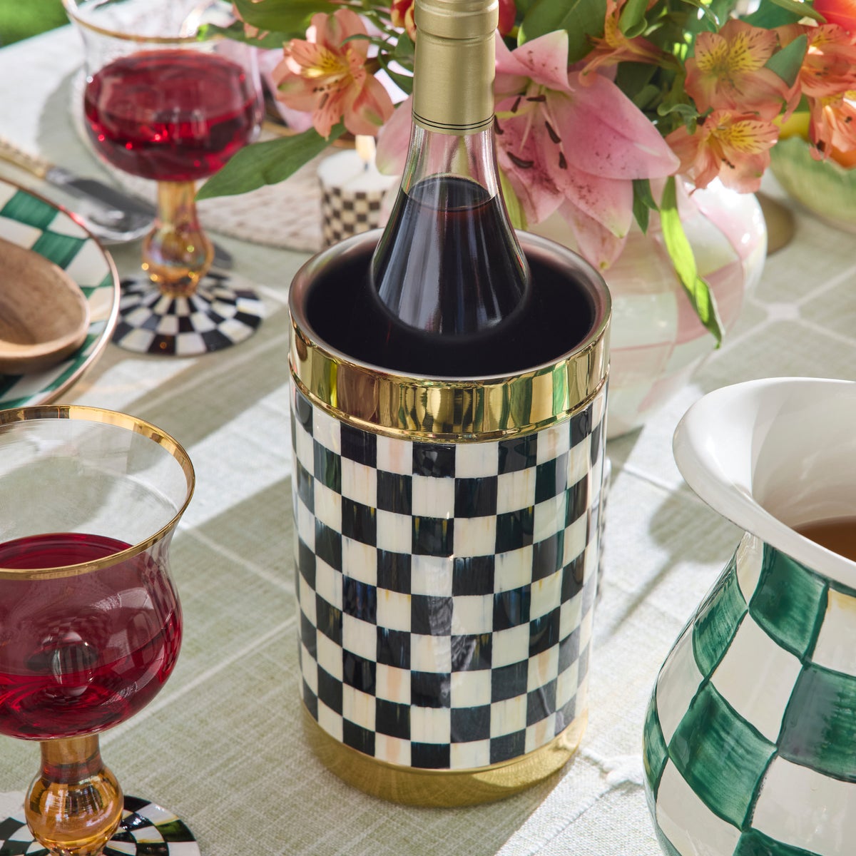 Courtly Check 3260 Gold Wine Cooler - Image 4
