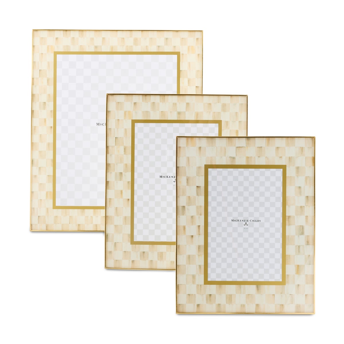 Mocha Check 8" x 10" Glass Frame - Image 5