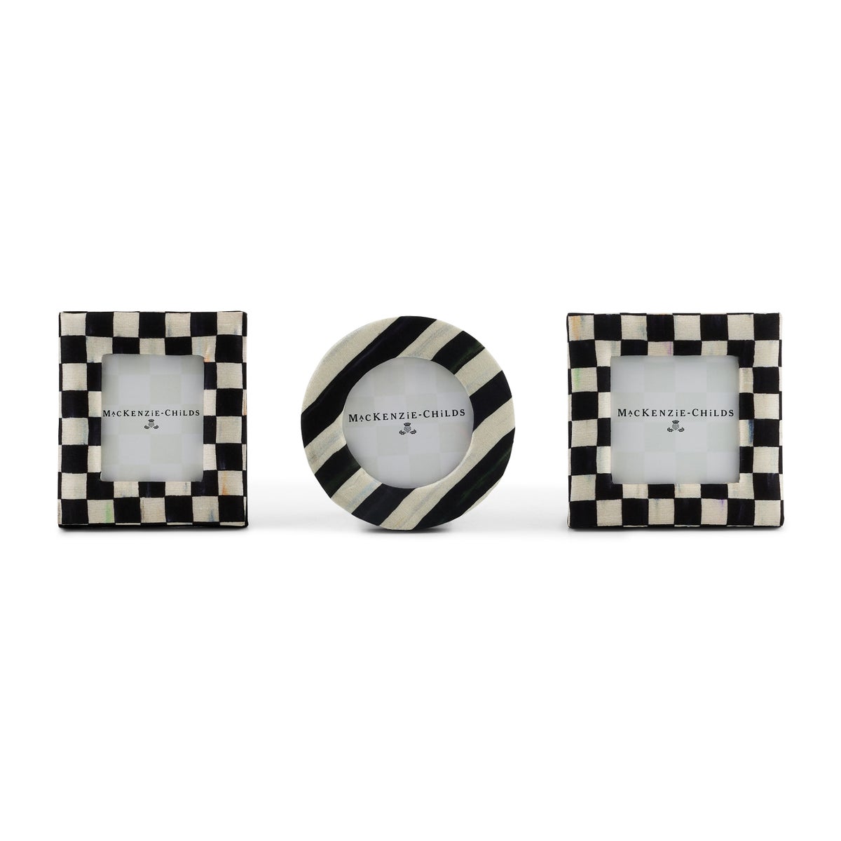 Courtly Fabric Frames, Set of 3