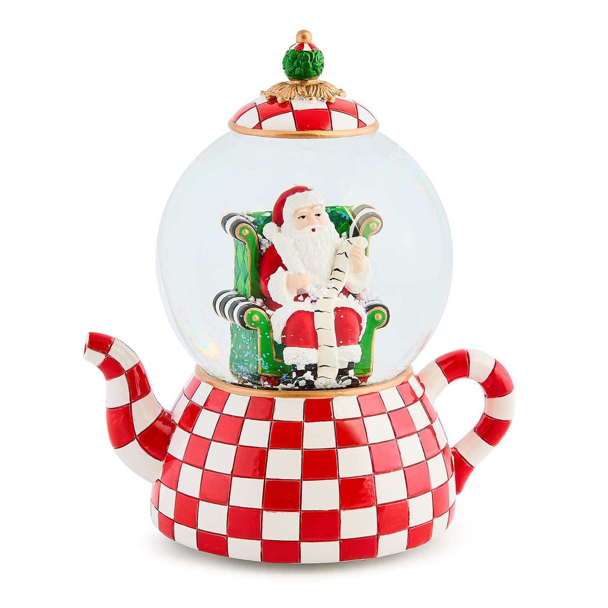 Check It Out Teapot Snow Globe