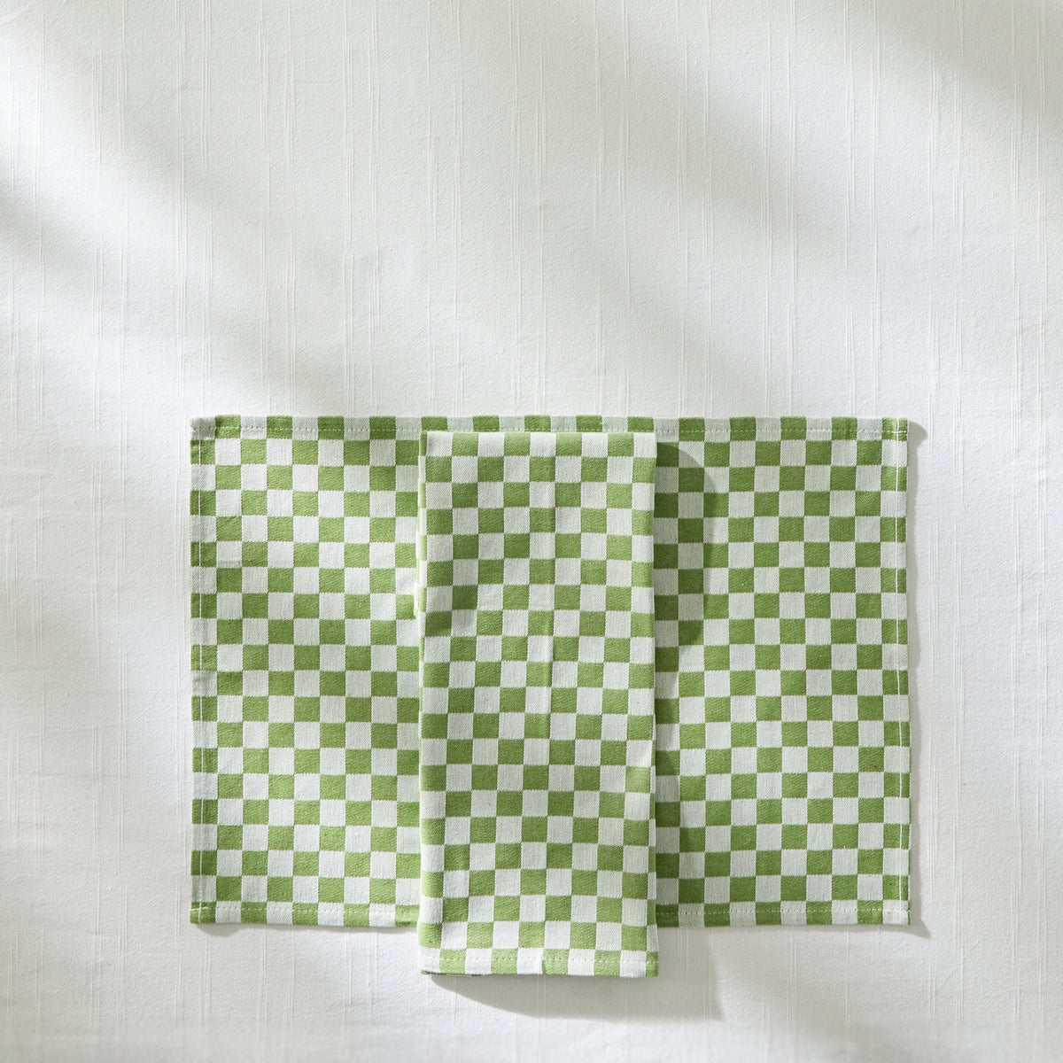 Green Check Placemat, Set of 4 - Image 4