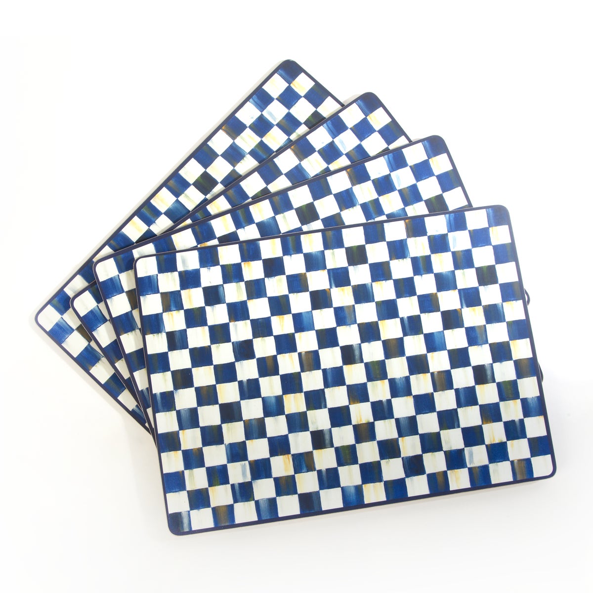Royal Check Cork Back Placemats, Set of 4 - Image 7