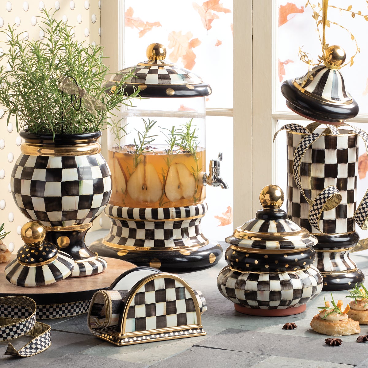 Courtly Check Dinner Paper Napkins - Image 8