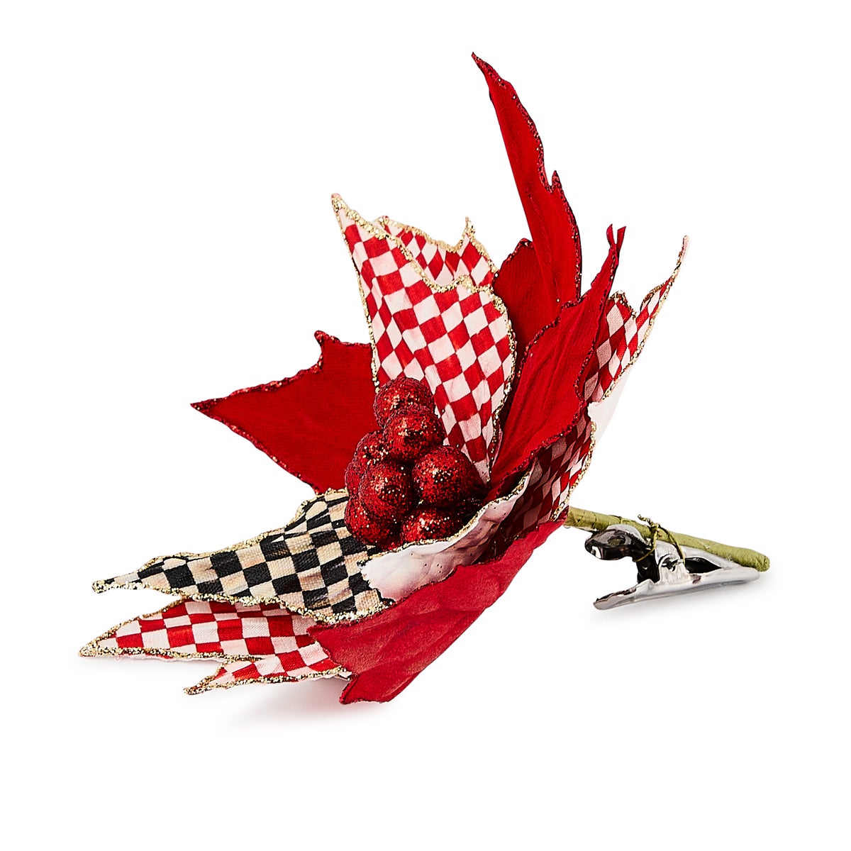 Check It Out Poinsettia Clip - Image 2