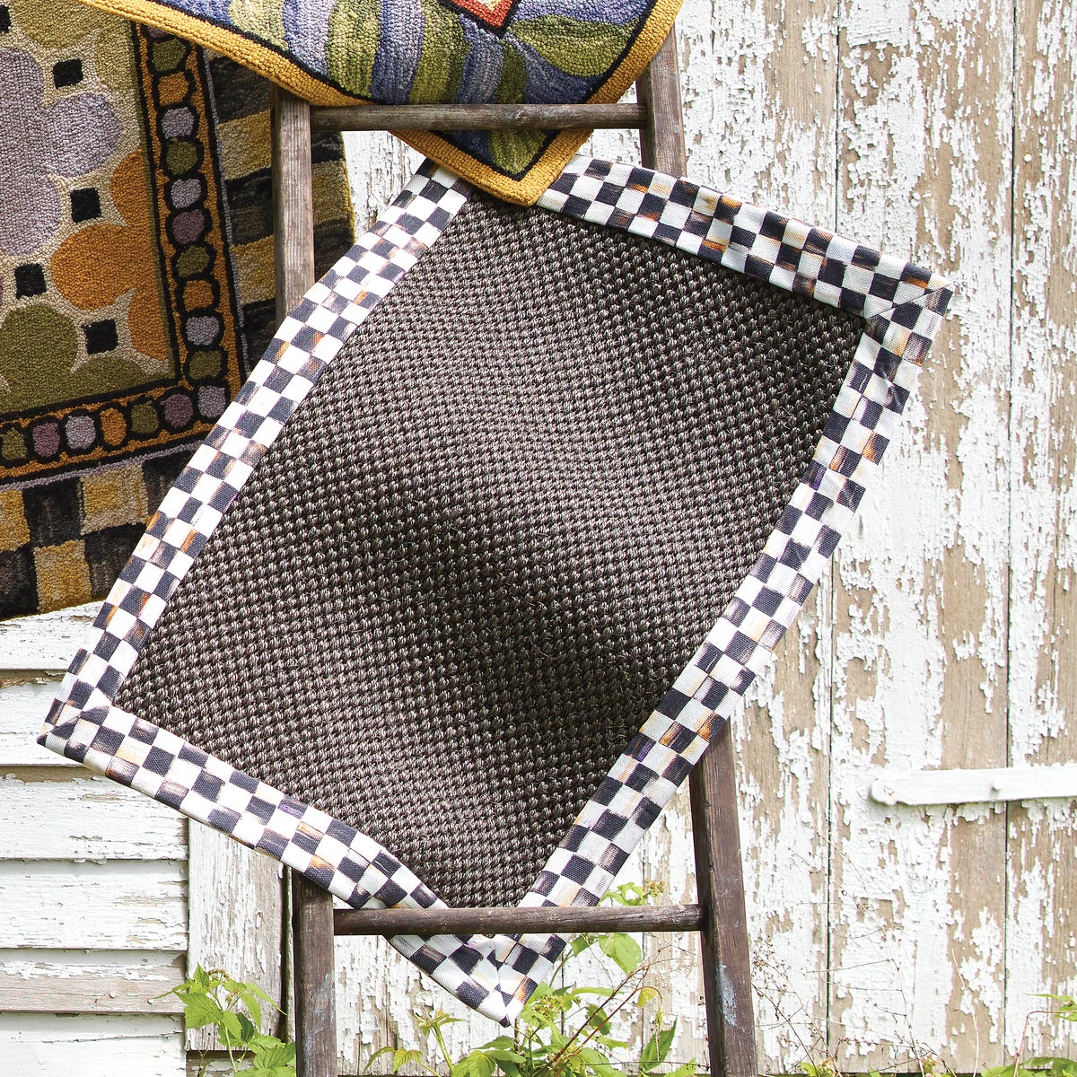 Courtly Check Black Sisal 2' x 3' Rug - Image 7