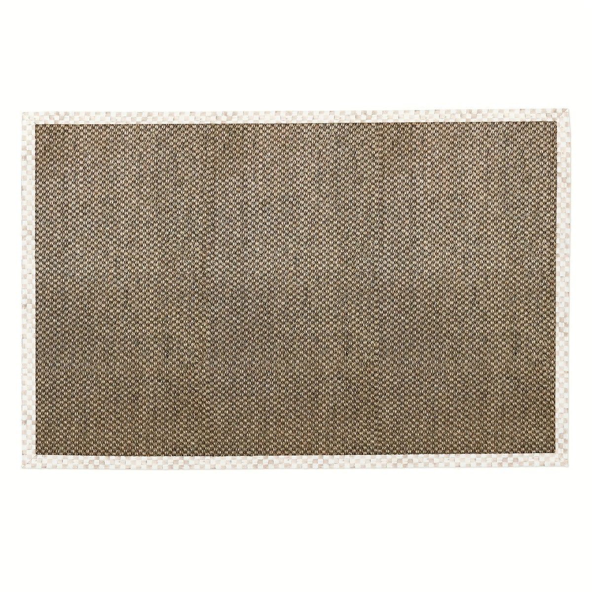 Mocha Check 8' x 10' Chunky Sisal Rug