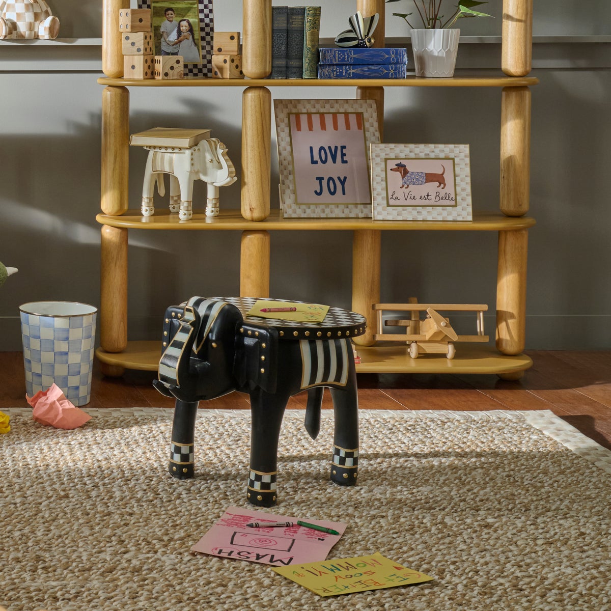Mocha Check Chunky Jute 8' x 10' Jute Rug - Image 5