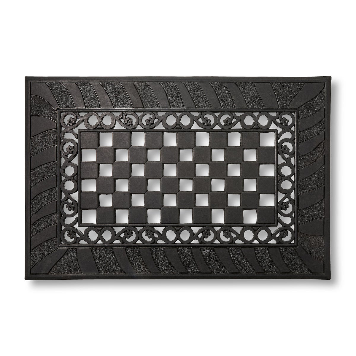 Classic Check Rubber Entrance Mat
