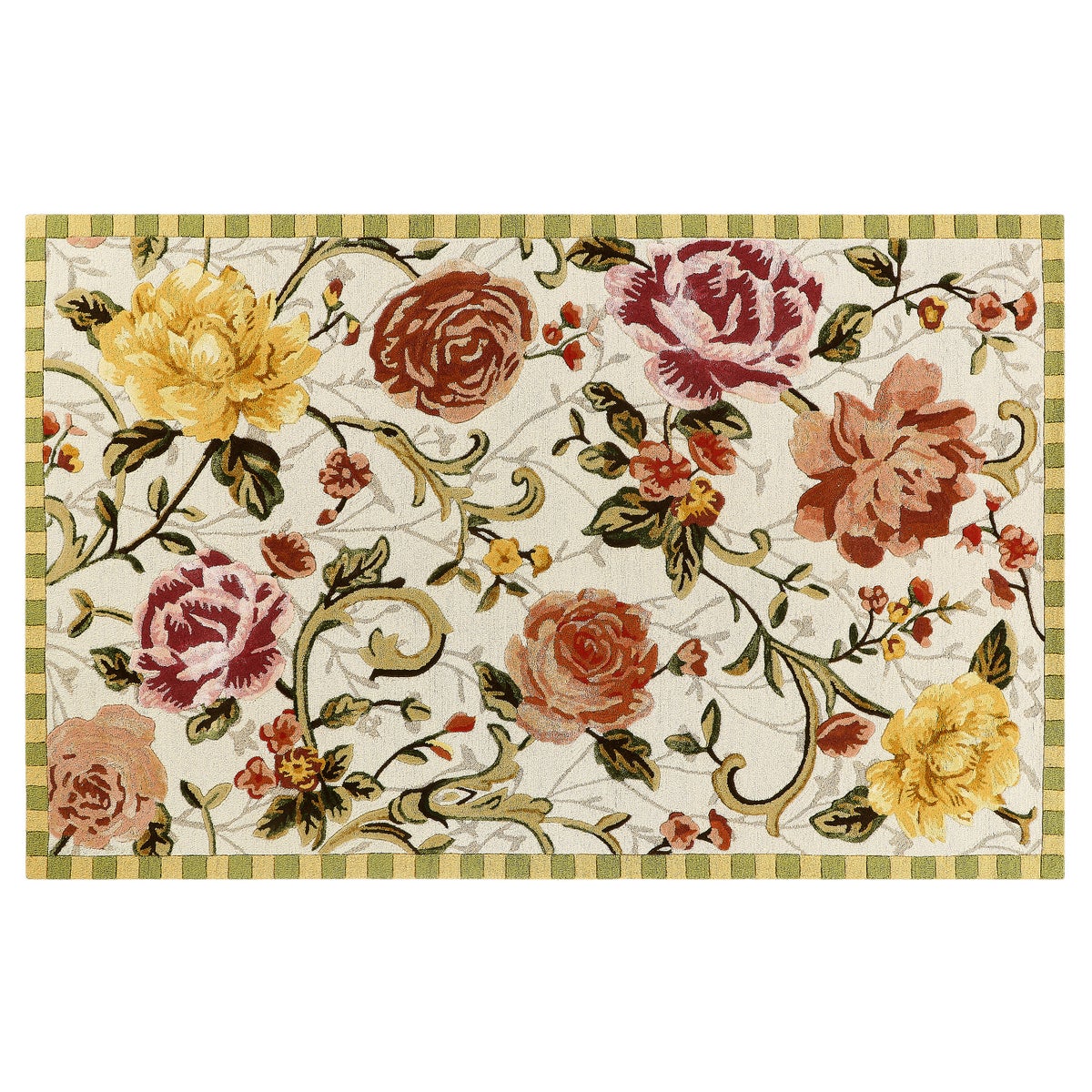 Golden Peonies 5' x 8' Rug