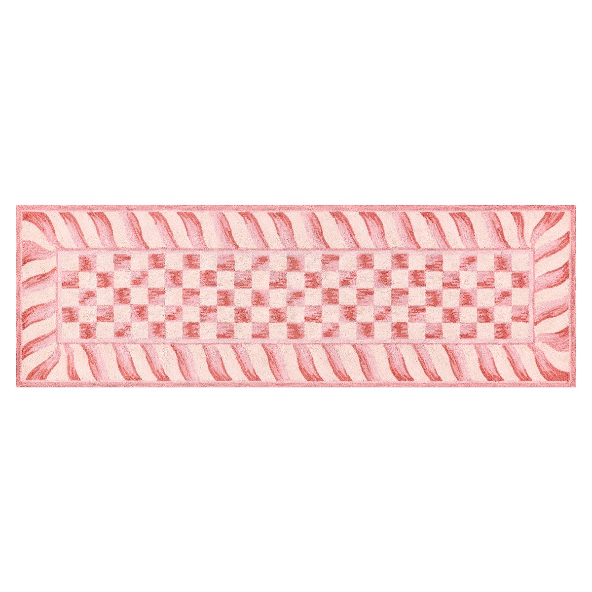 Rosy Check 2'6" x 8' Rug