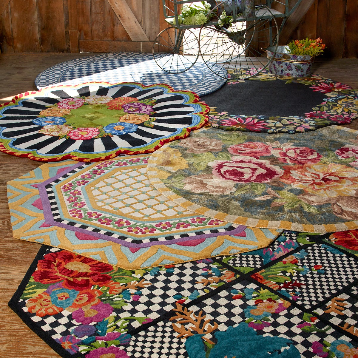 Cutting Garden 6' Round Rug - Image 8