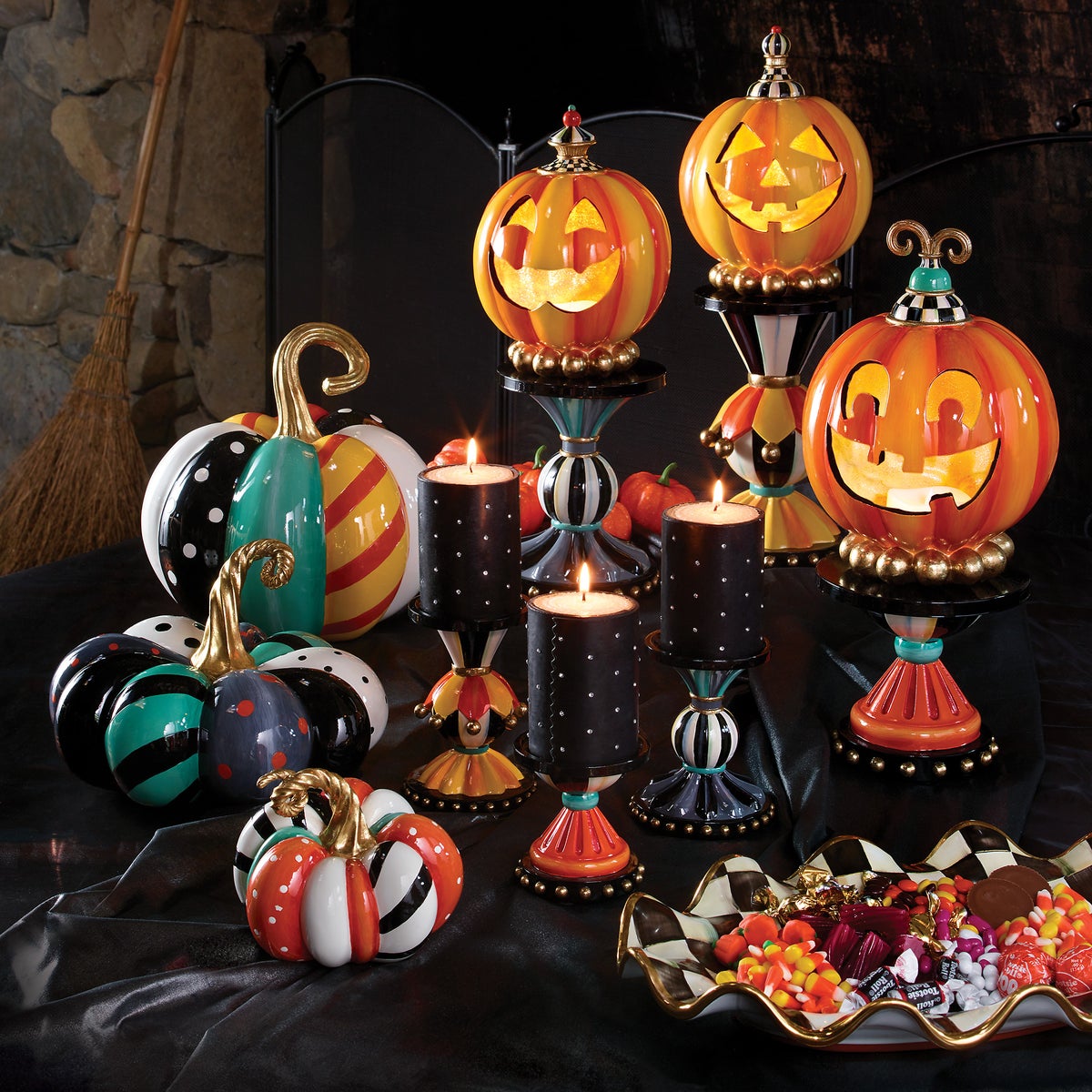 Patchwork Spice Mini Pumpkin - Image 2