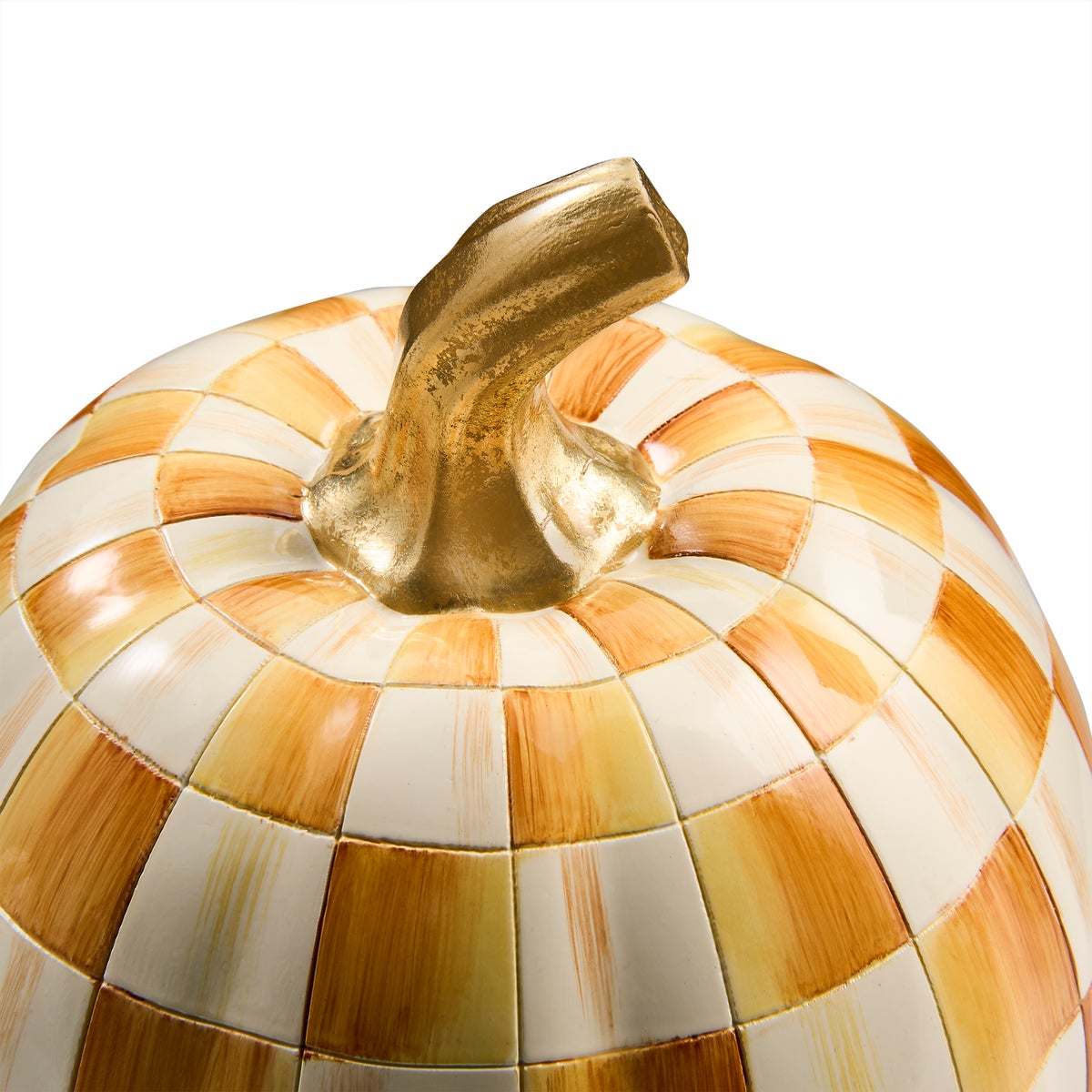 Amber Check Small Pumpkin - Image 3