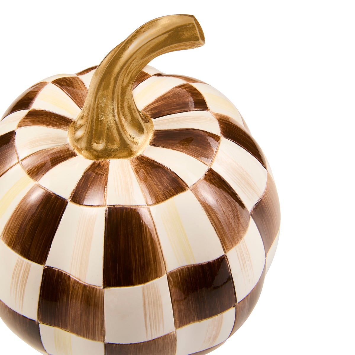Chocolate Check Mini Pumpkin - Image 3